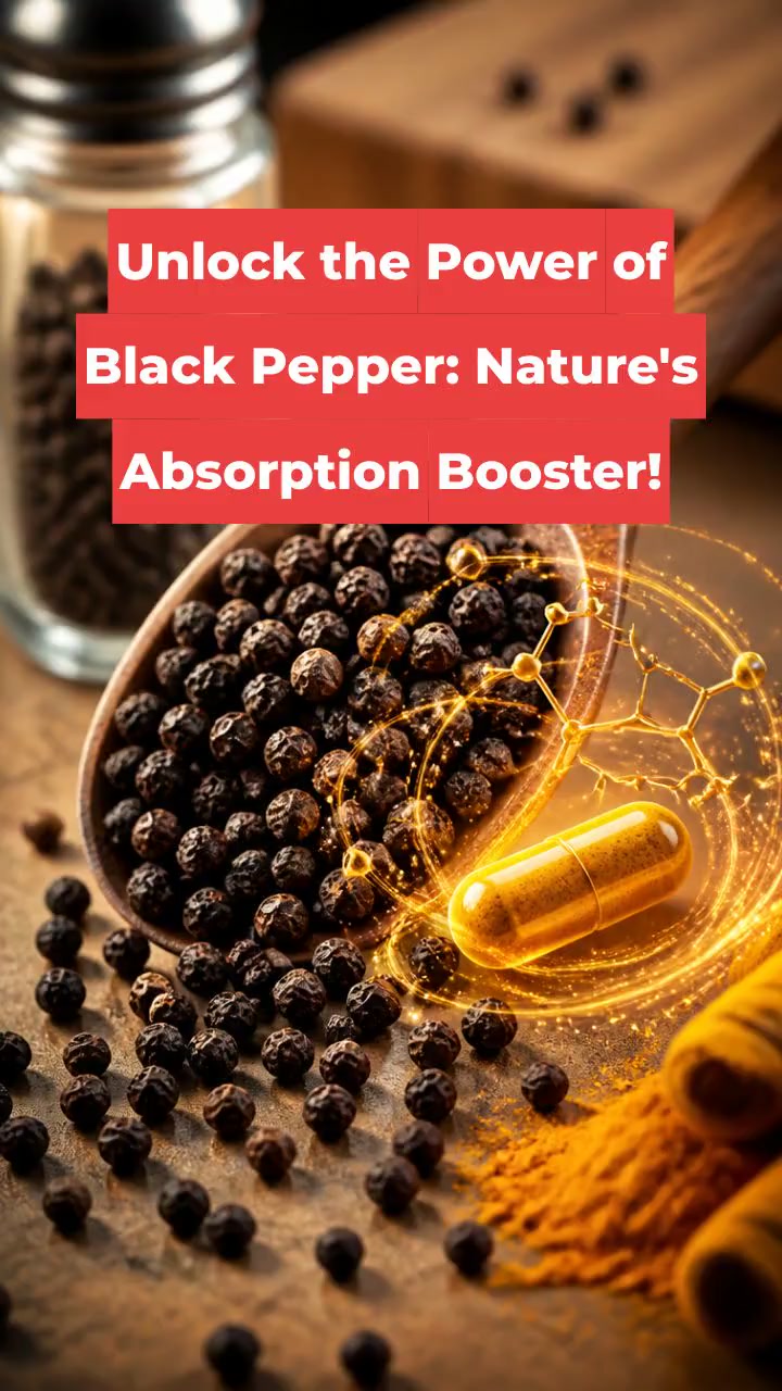 Unlock the Power of Black Pepper: Nature's Absorption Booster!