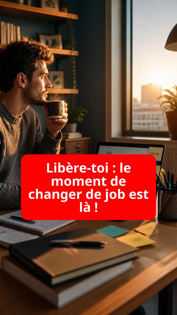 Libère-toi : le moment de changer de job est là !