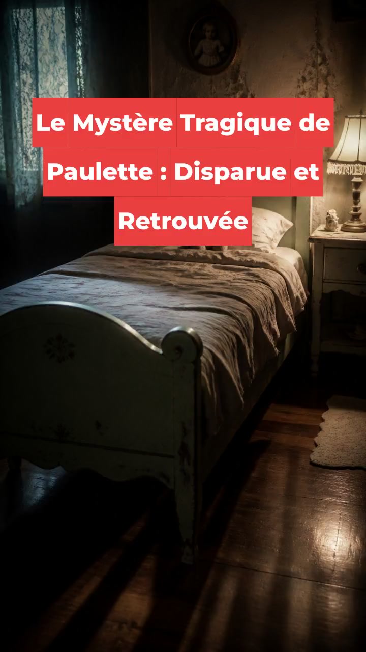 Le Mystère Tragique de Paulette : Disparue et Retrouvée