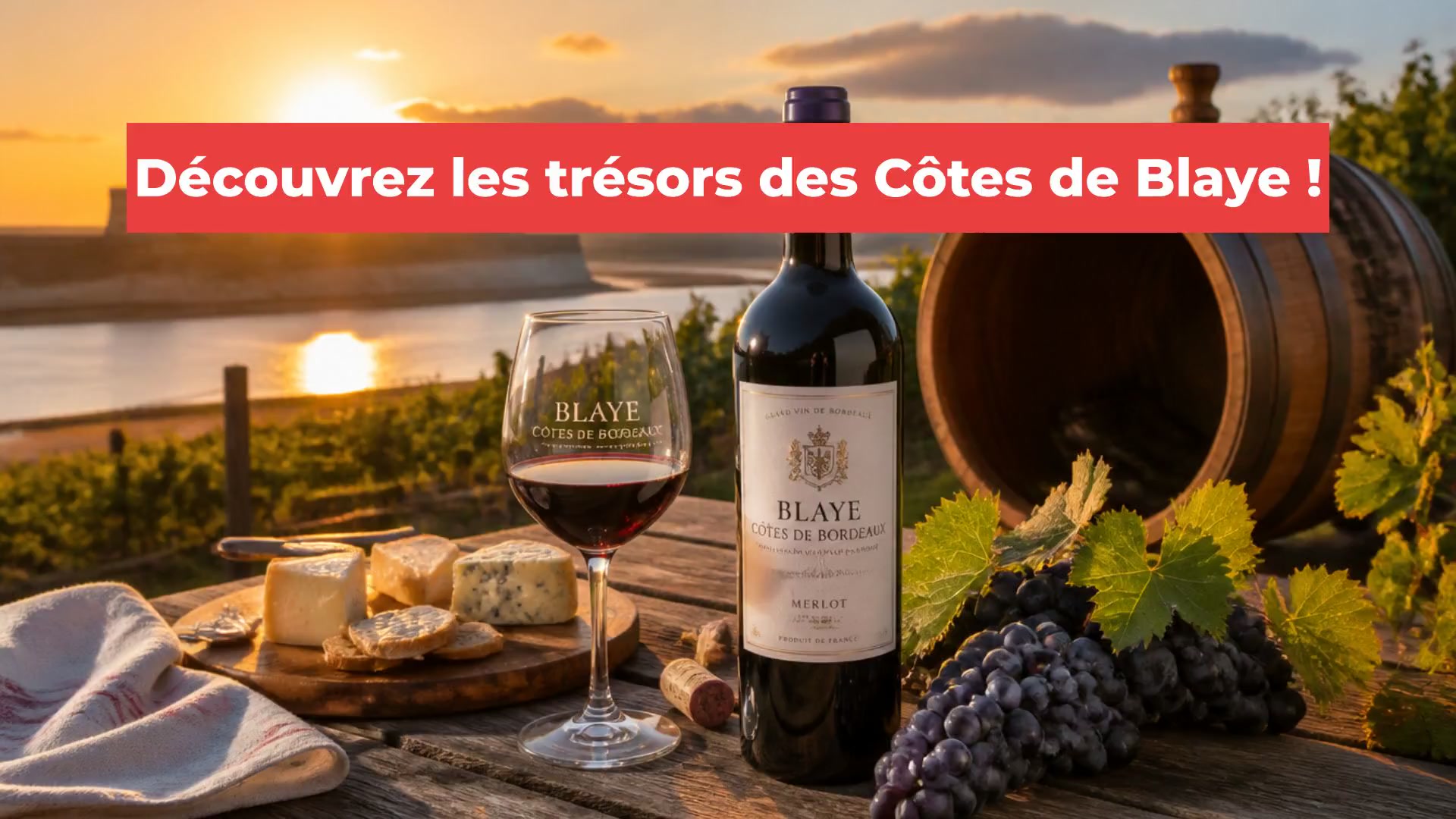 Découvrez les trésors des Côtes de Blaye !