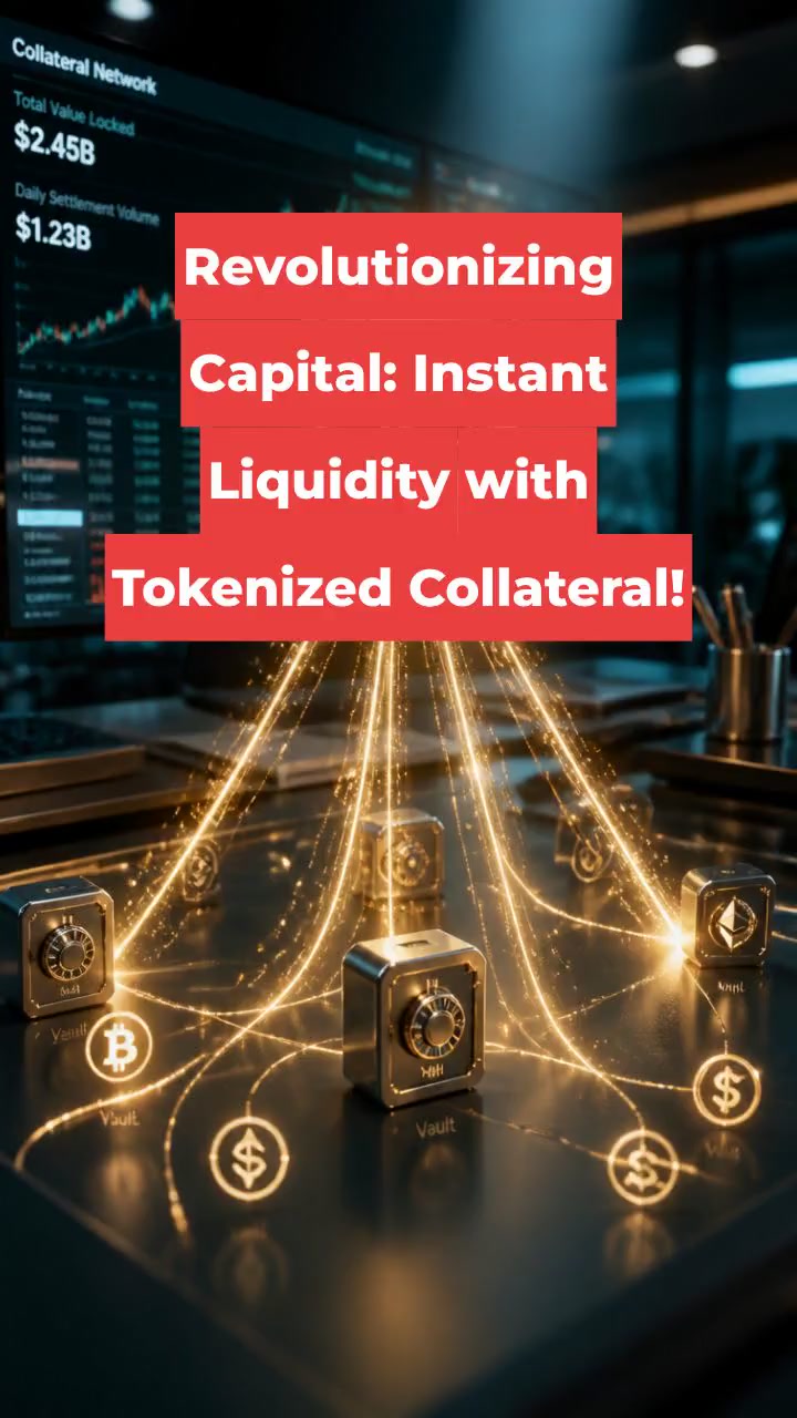 Revolutionizing Capital: Instant Liquidity with Tokenized Collateral!