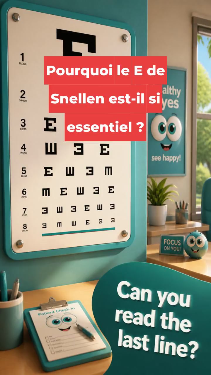 Pourquoi le E de Snellen est-il si essentiel ?