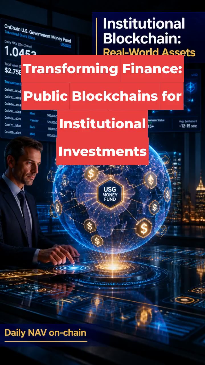 Transforming Finance: Public Blockchains for Institutional Investments