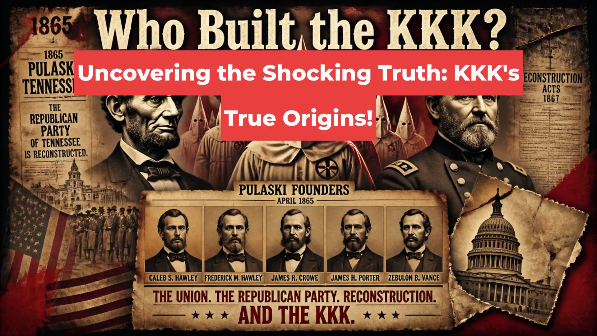 Uncovering the Shocking Truth: KKK's True Origins!