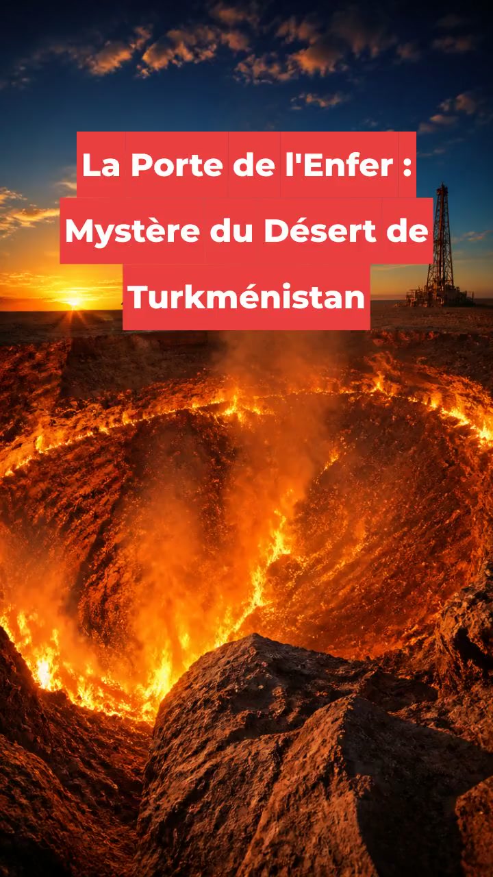 La Porte de l'Enfer : Mystère du Désert de Turkménistan