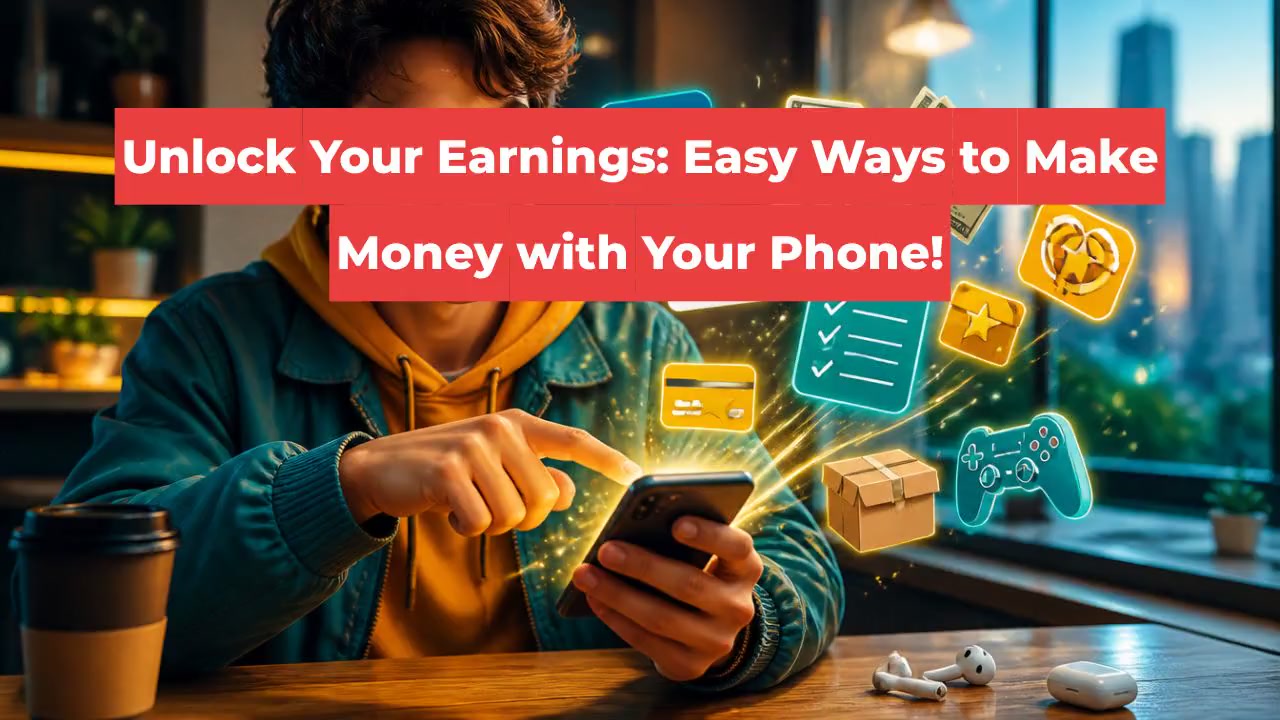 Unlock Your Earnings: Easy Ways to Make Money with Your Phone!