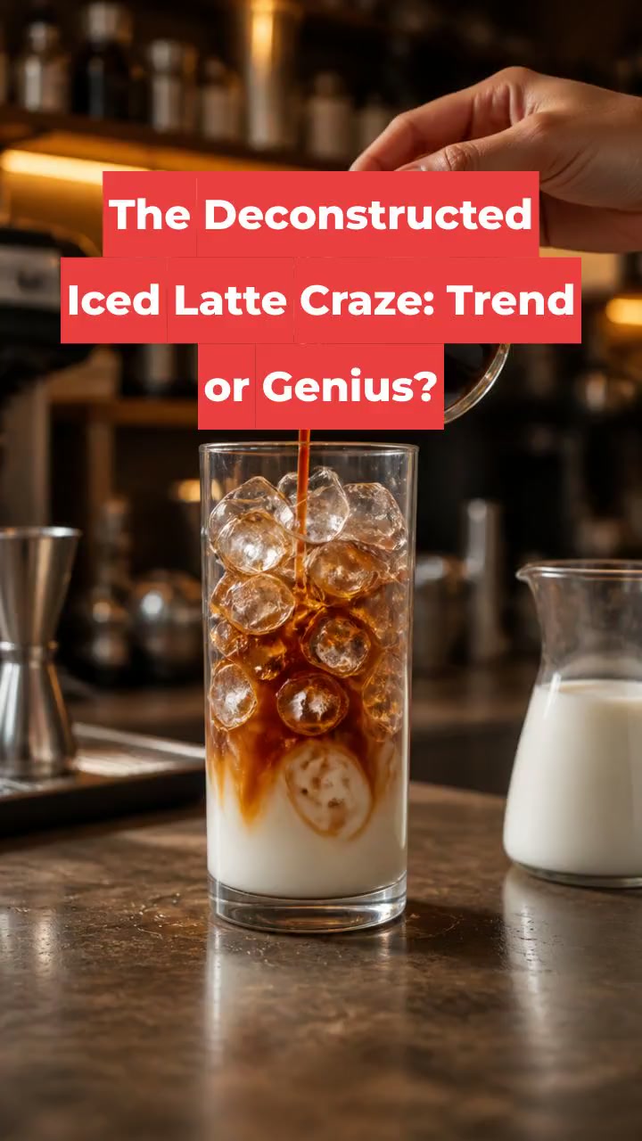 The Deconstructed Iced Latte Craze: Trend or Genius?