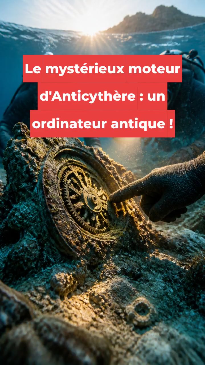 Le mystérieux moteur d'Anticythère : un ordinateur antique !