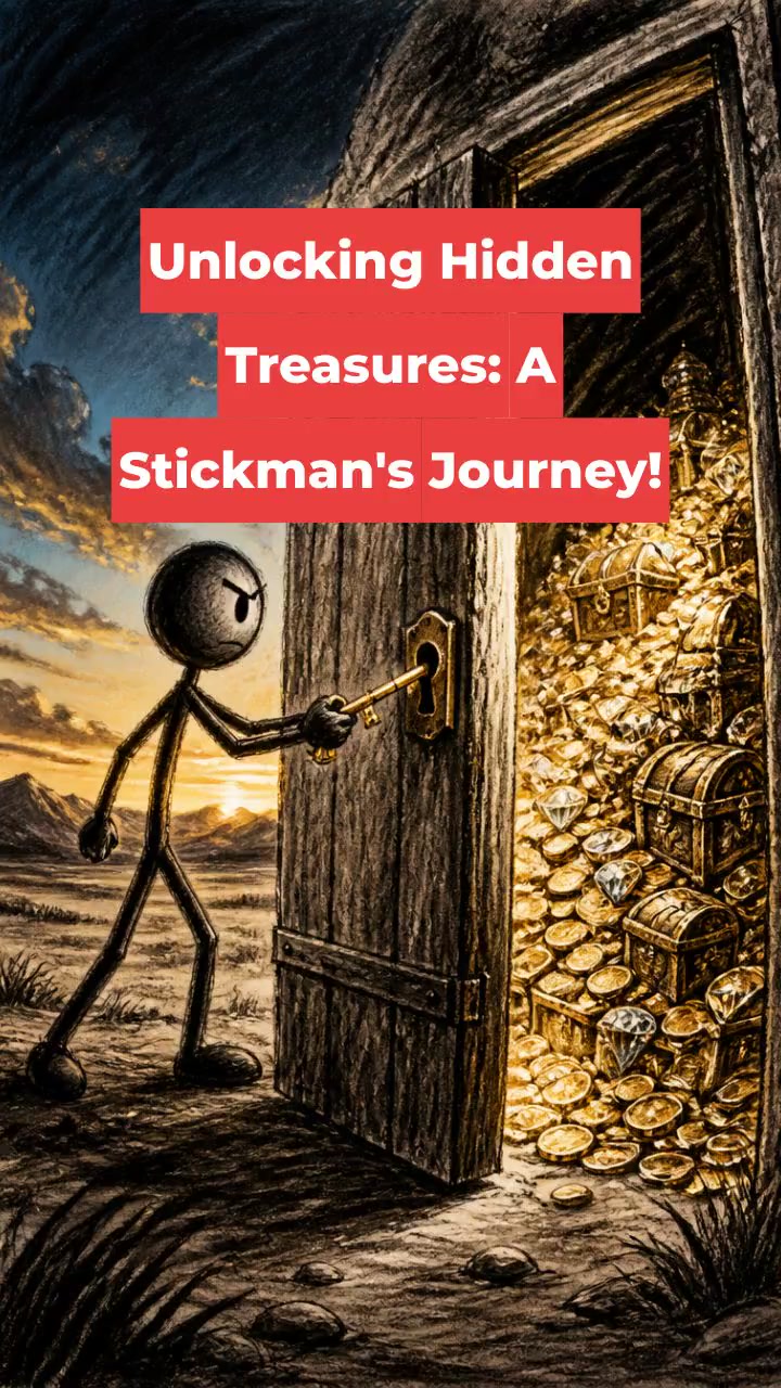 Unlocking Hidden Treasures: A Stickman's Journey!