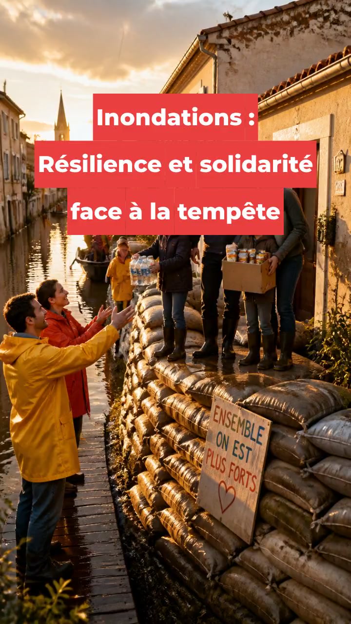 Inondations : Résilience et solidarité face à la tempête