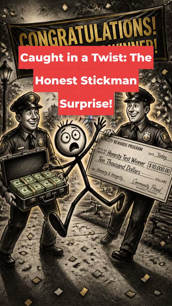 Caught in a Twist: The Honest Stickman Surprise!