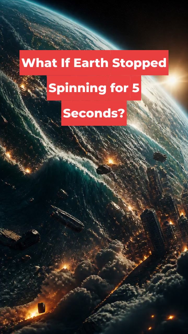 What If Earth Stopped Spinning for 5 Seconds?