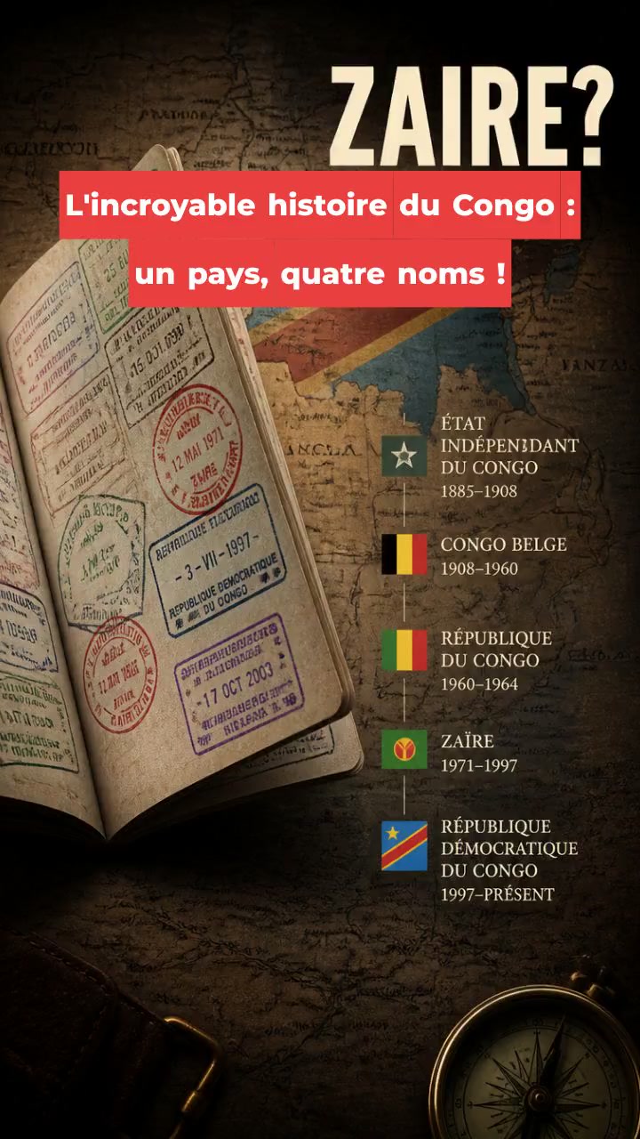 L'incroyable histoire du Congo : un pays, quatre noms !