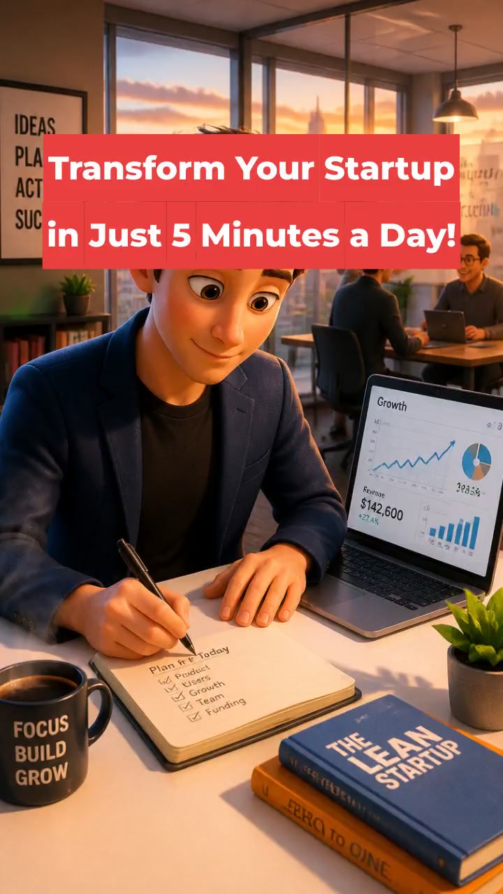 Transform Your Startup in Just 5 Minutes a Day!
