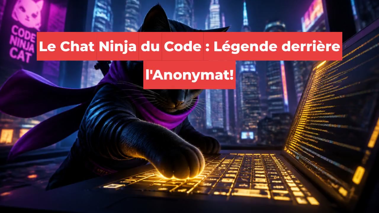 Le Chat Ninja du Code : Légende derrière l'Anonymat!