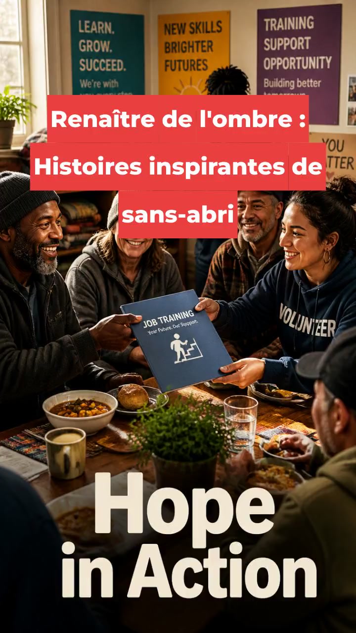 Renaître de l'ombre : Histoires inspirantes de sans-abri