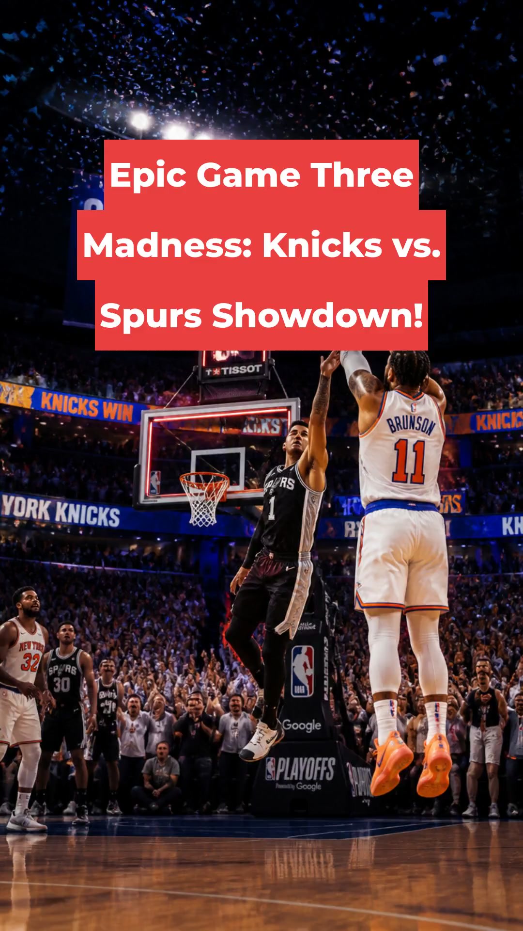 Epic Game Three Madness: Knicks vs. Spurs Showdown!