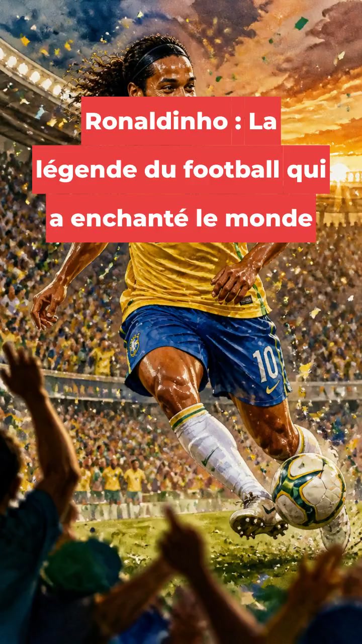 Ronaldinho : La légende du football qui a enchanté le monde