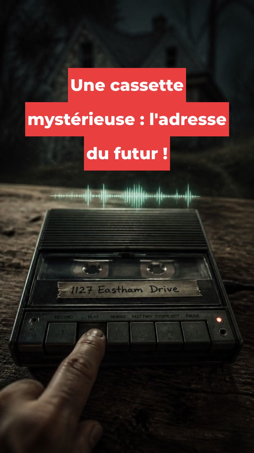 Une cassette mystérieuse : l'adresse du futur !