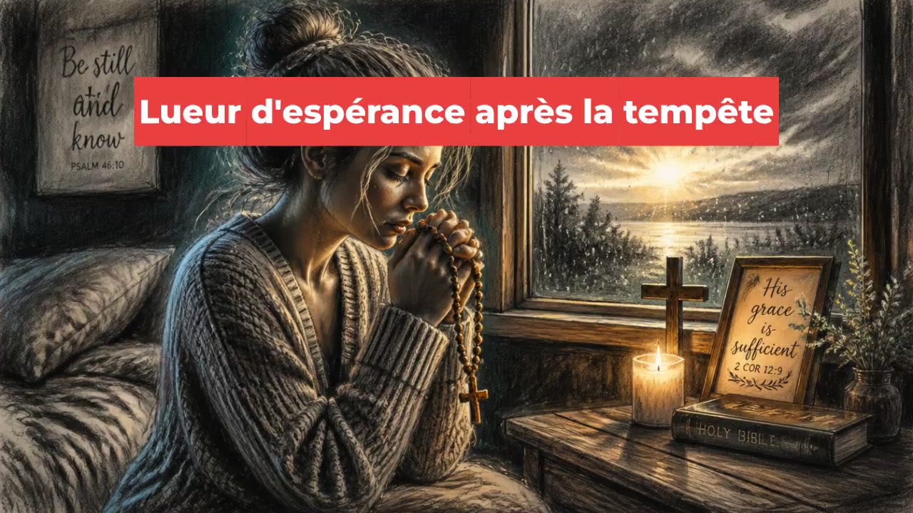 Lueur d'espérance après la tempête