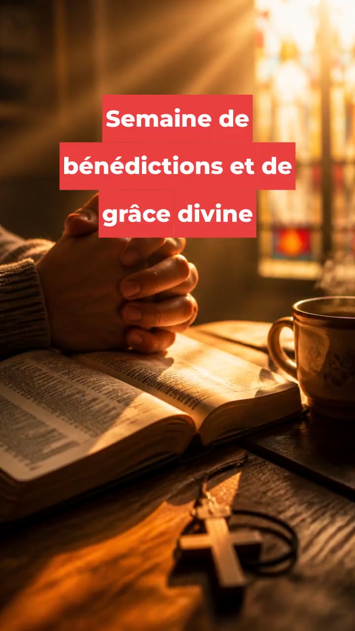 Semaine de bénédictions et de grâce divine
