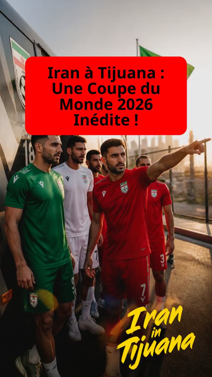 Iran à Tijuana : Une Coupe du Monde 2026 Inédite !