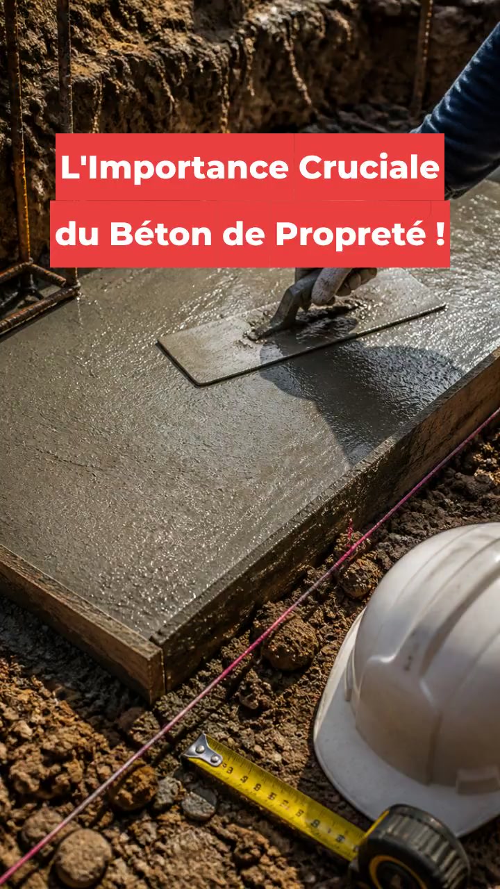 L'Importance Cruciale du Béton de Propreté !