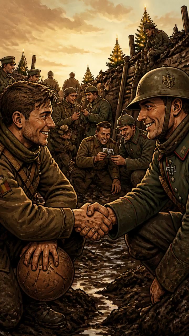 La Trêve de Noël : Quand la guerre s'arrête pour le football!