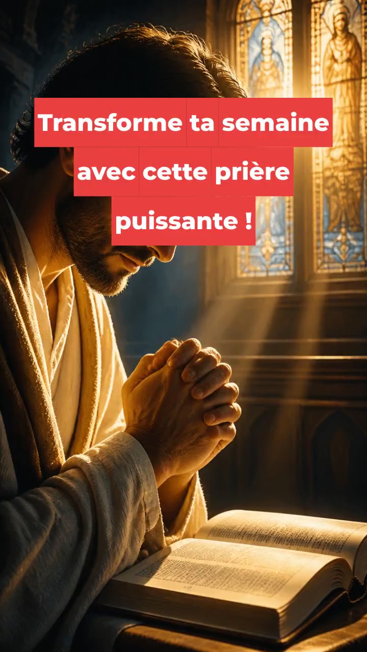 Transforme ta semaine avec cette prière puissante !