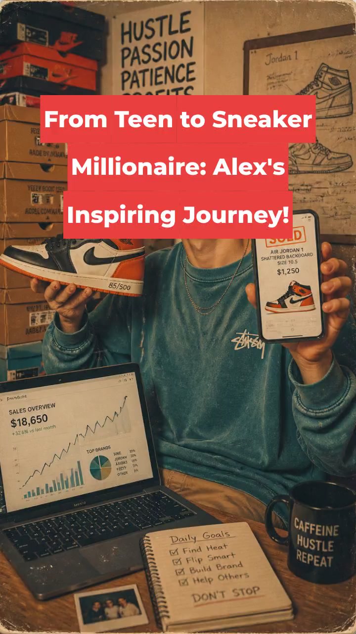 From Teen to Sneaker Millionaire: Alex's Inspiring Journey!