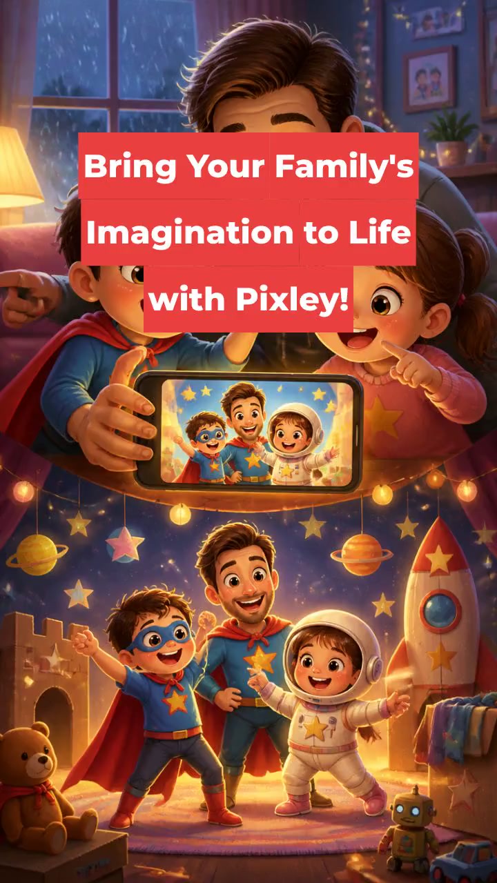 Bring Your Family's Imagination to Life with Pixley!