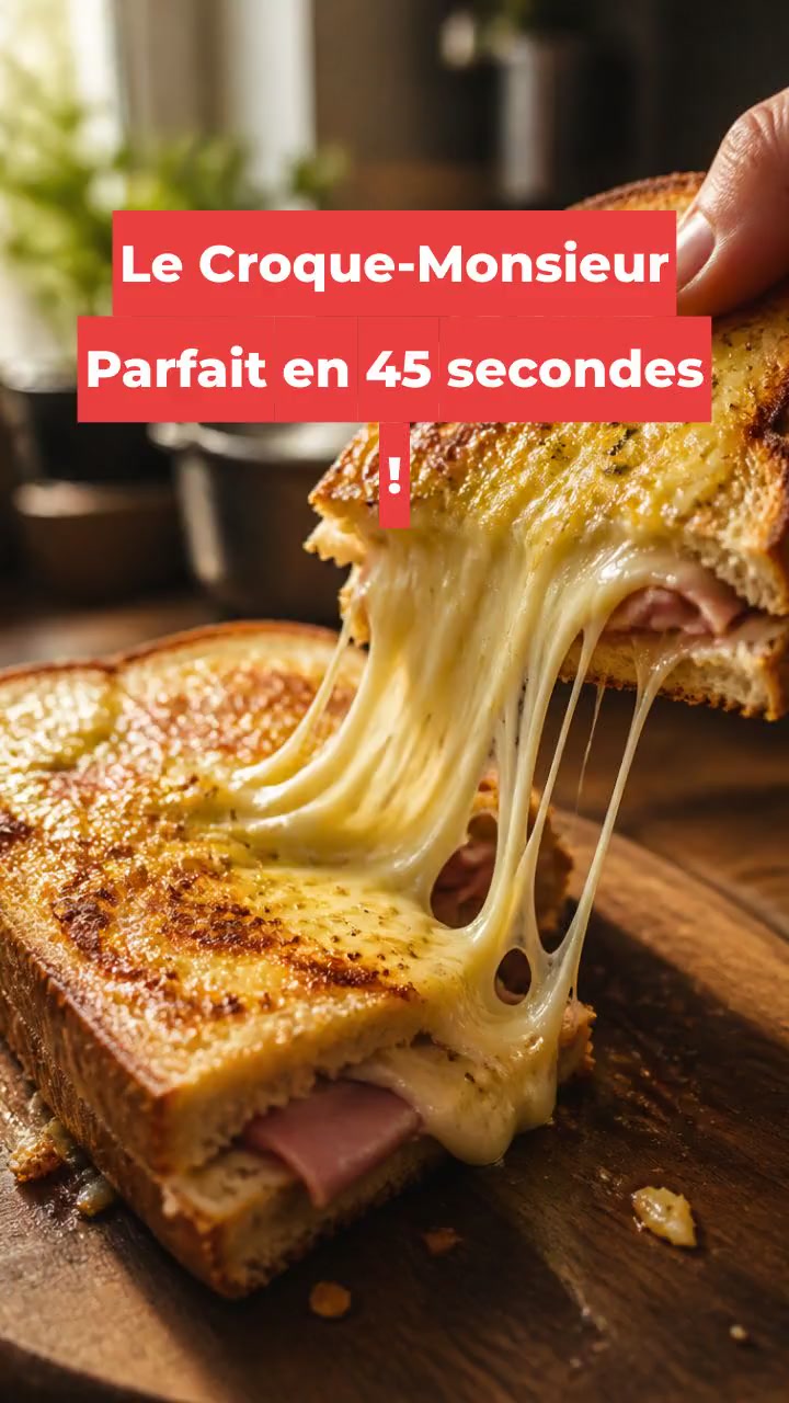 Le Croque-Monsieur Parfait en 45 secondes !