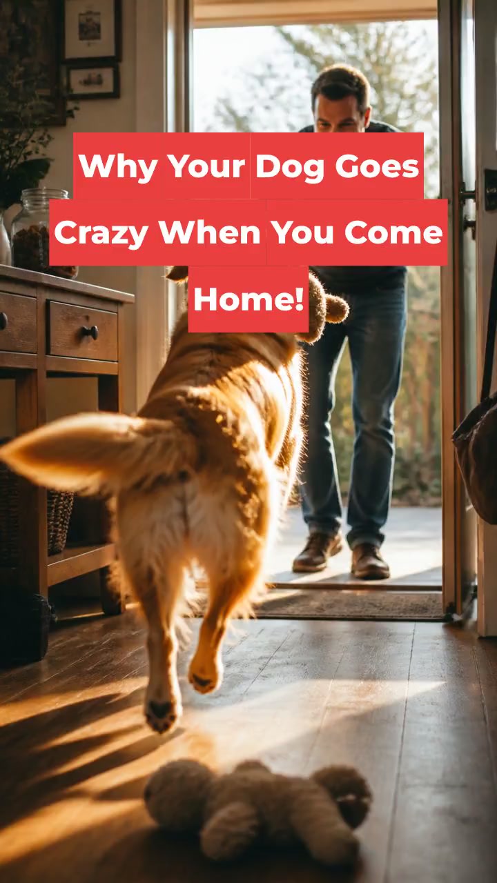 Why Your Dog Goes Crazy When You Come Home!