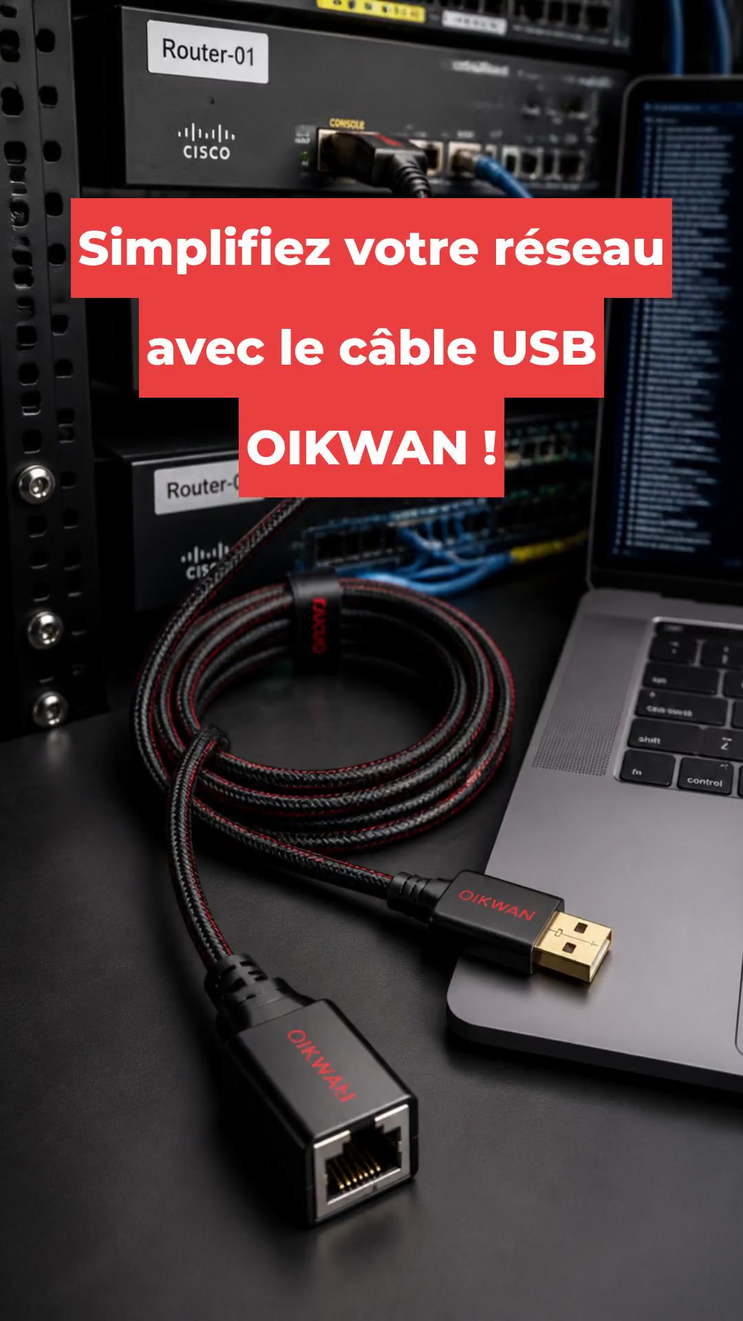 Simplifiez votre réseau avec le câble USB OIKWAN !