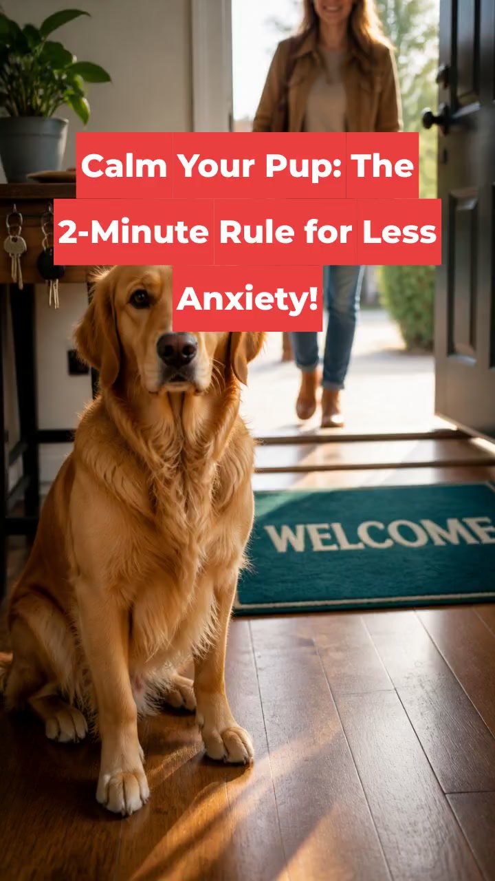 Calm Your Pup: The 2-Minute Rule for Less Anxiety!