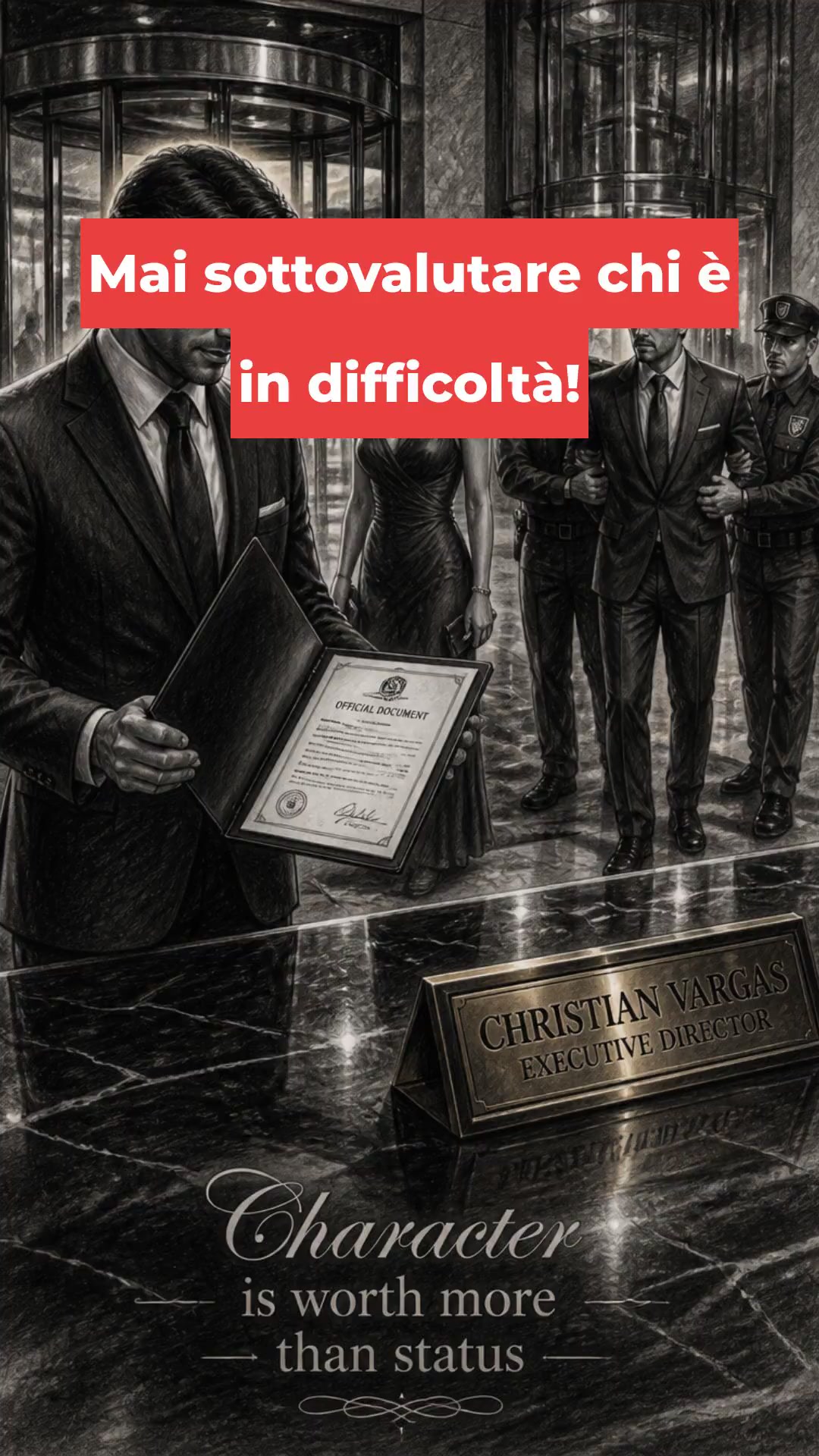 Mai sottovalutare chi è in difficoltà!