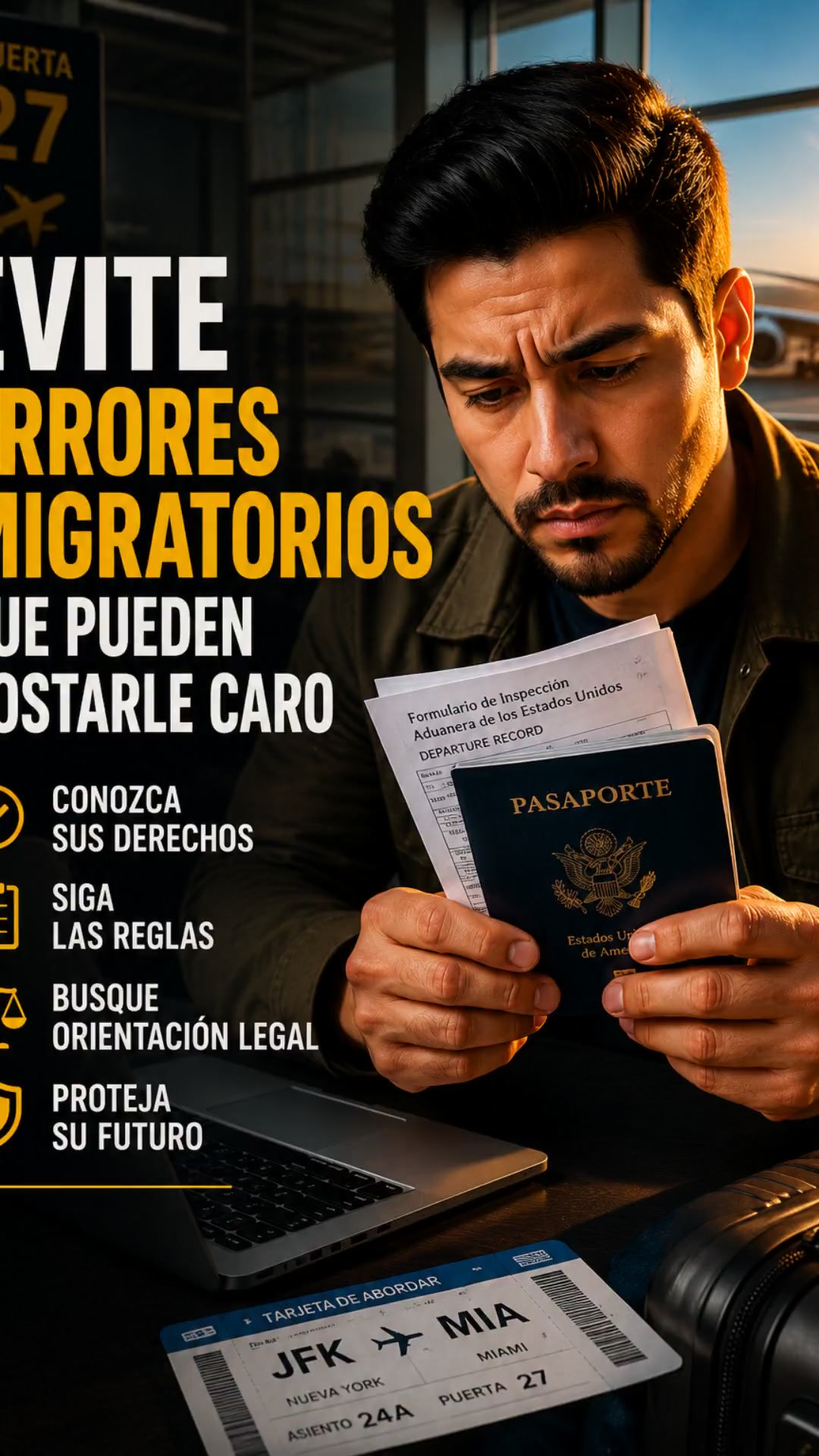 ¿Puedes viajar con un caso migratorio pendiente? ¡Descúbrelo aquí!