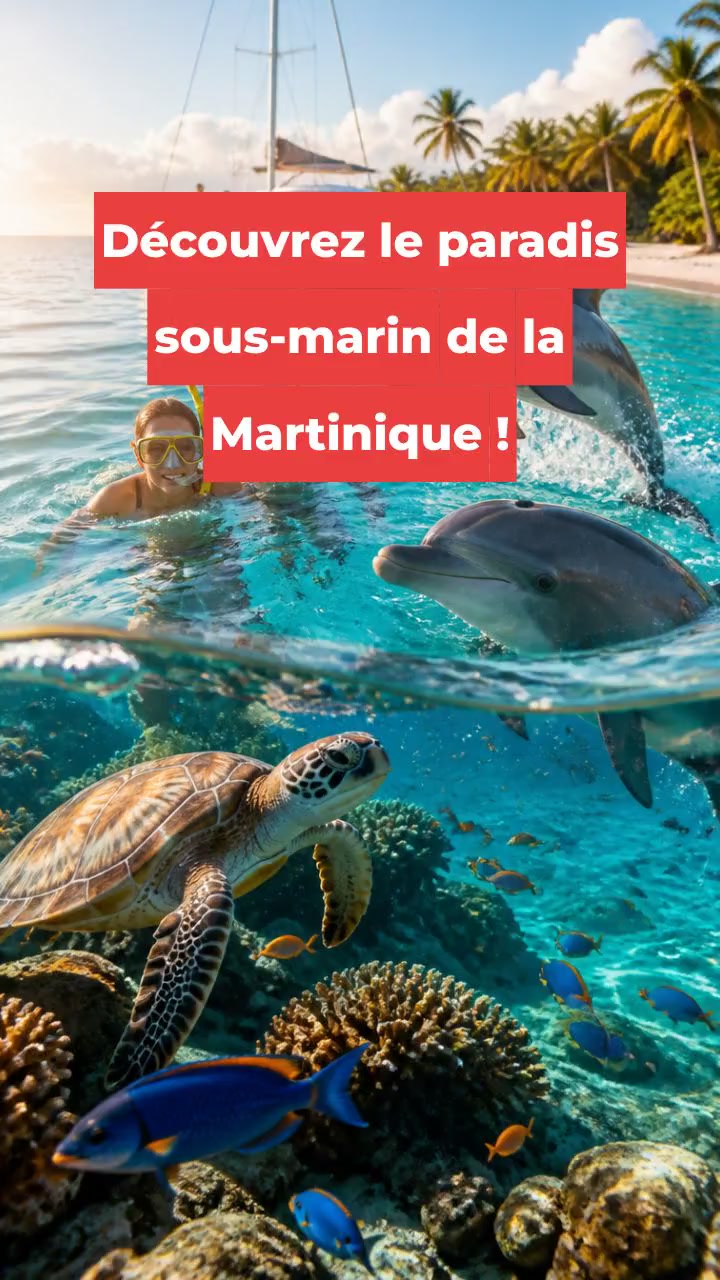 Découvrez le paradis sous-marin de la Martinique !