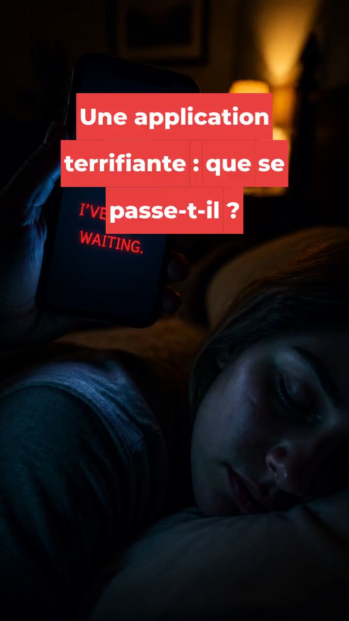 Une application terrifiante : que se passe-t-il ?