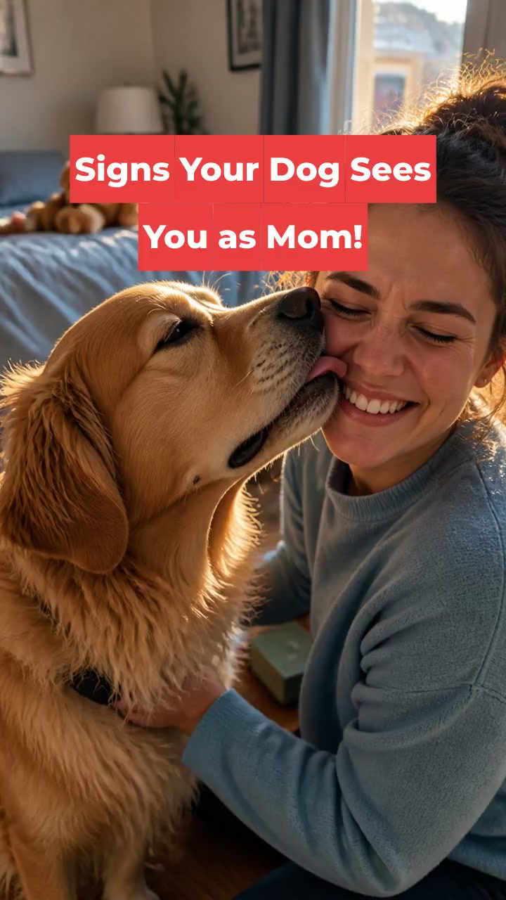 Signs Your Dog Sees You as Mom!