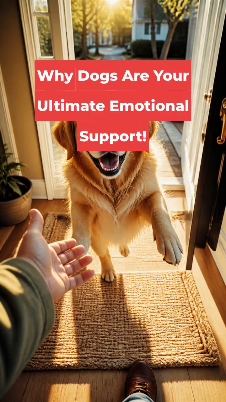 Why Dogs Are Your Ultimate Emotional Support!