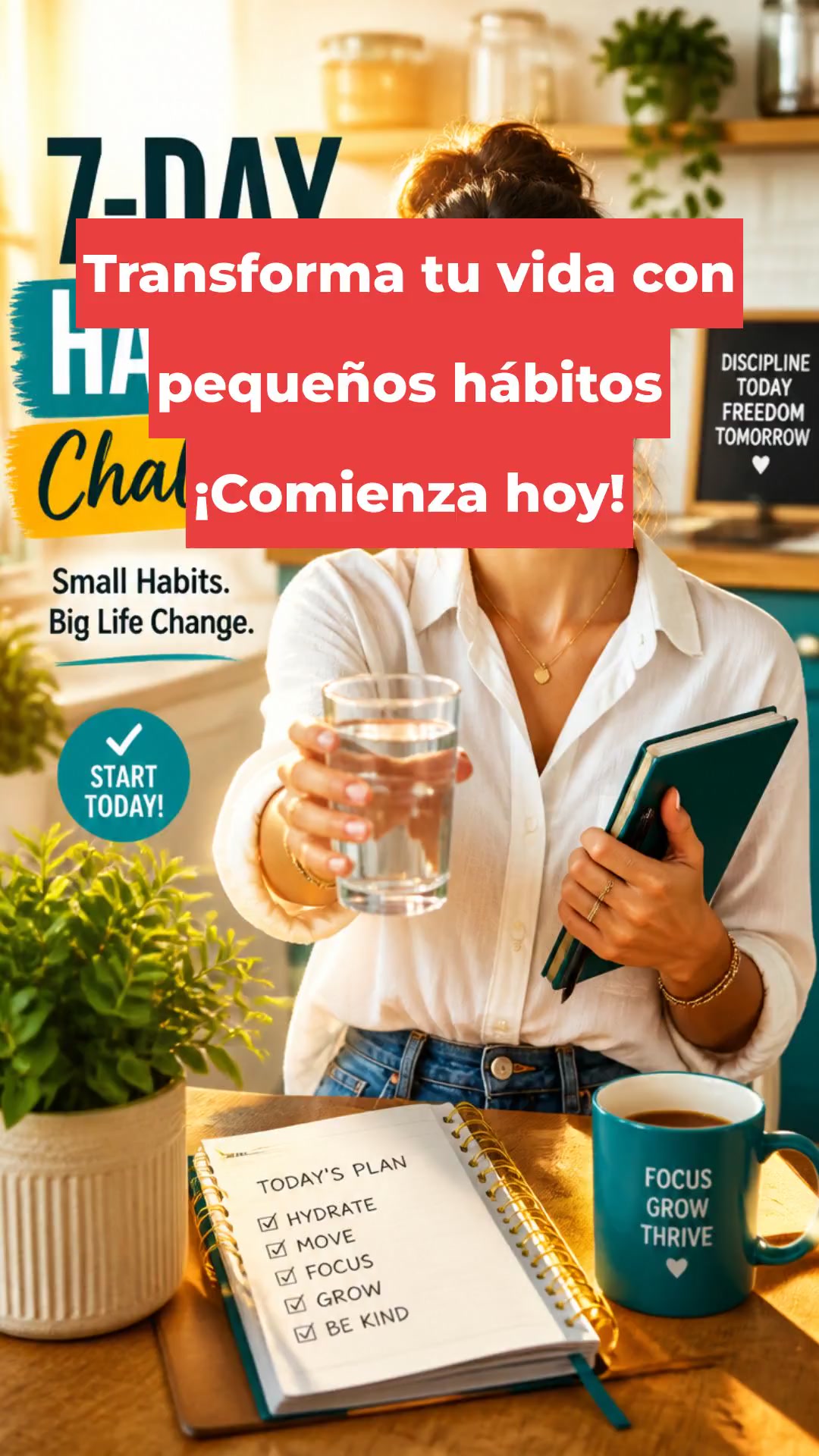 Transforma tu vida con pequeños hábitos ¡Comienza hoy!