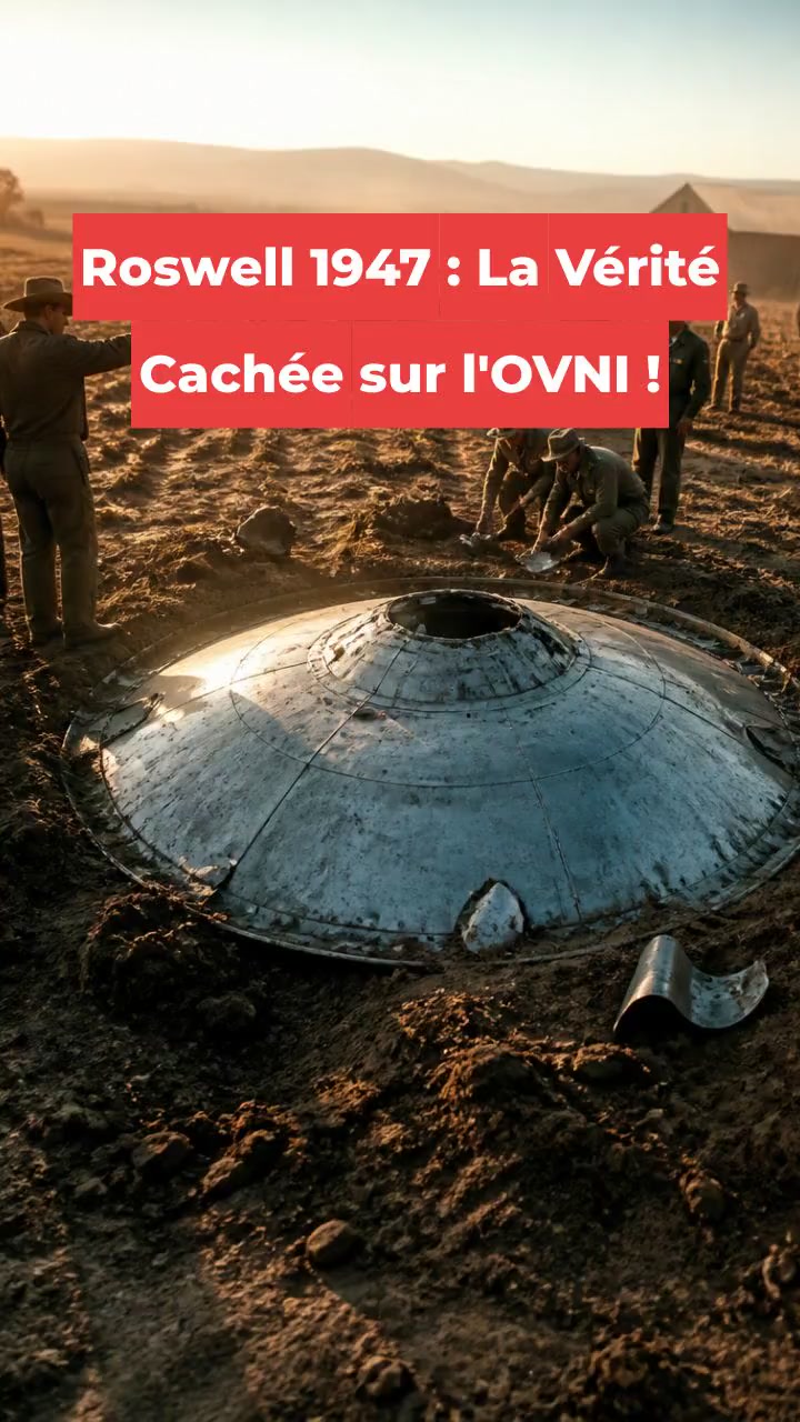Roswell 1947 : La Vérité Cachée sur l'OVNI !