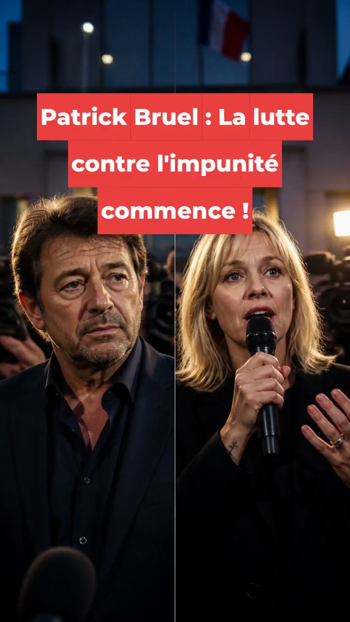 Patrick Bruel : La lutte contre l'impunité commence !