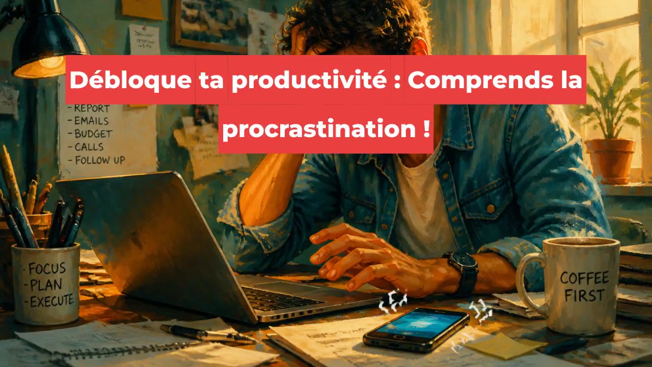 Débloque ta productivité : Comprends la procrastination !