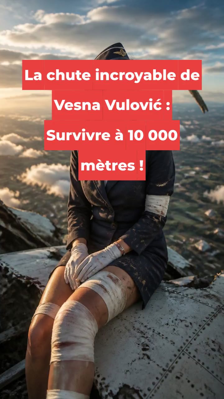 La chute incroyable de Vesna Vulović : Survivre à 10 000 mètres !