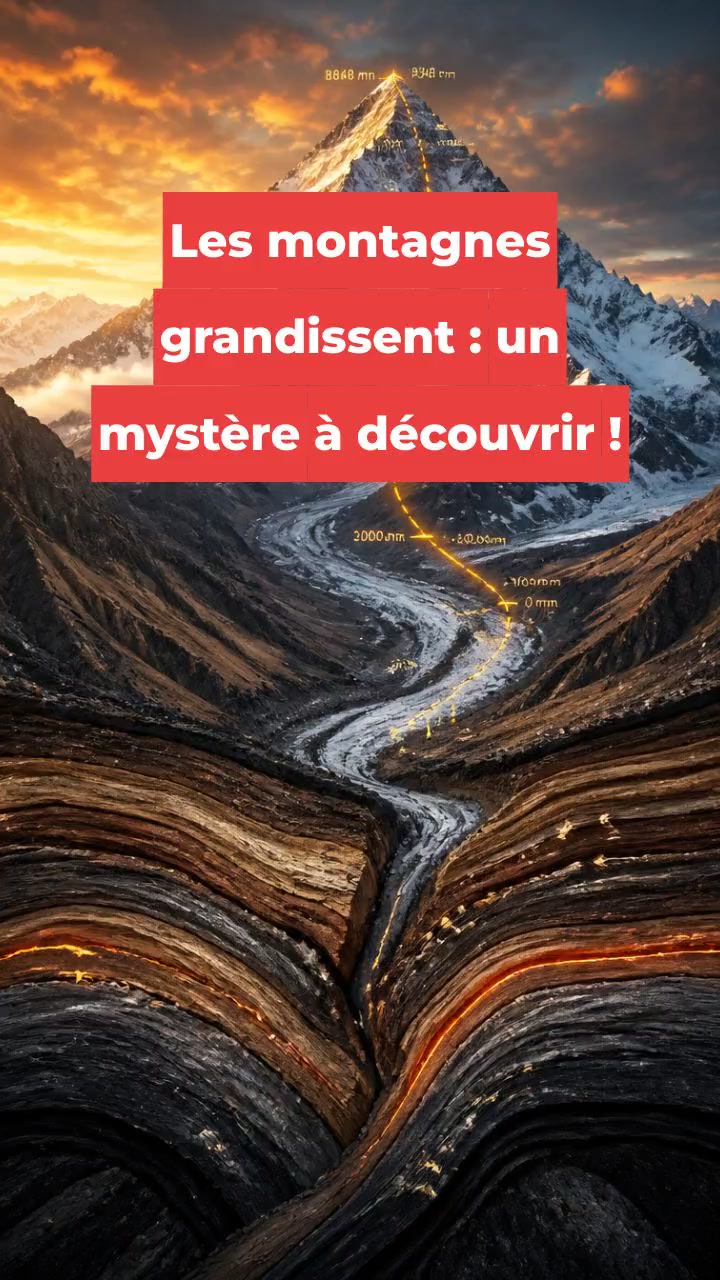 Les montagnes grandissent : un mystère à découvrir !