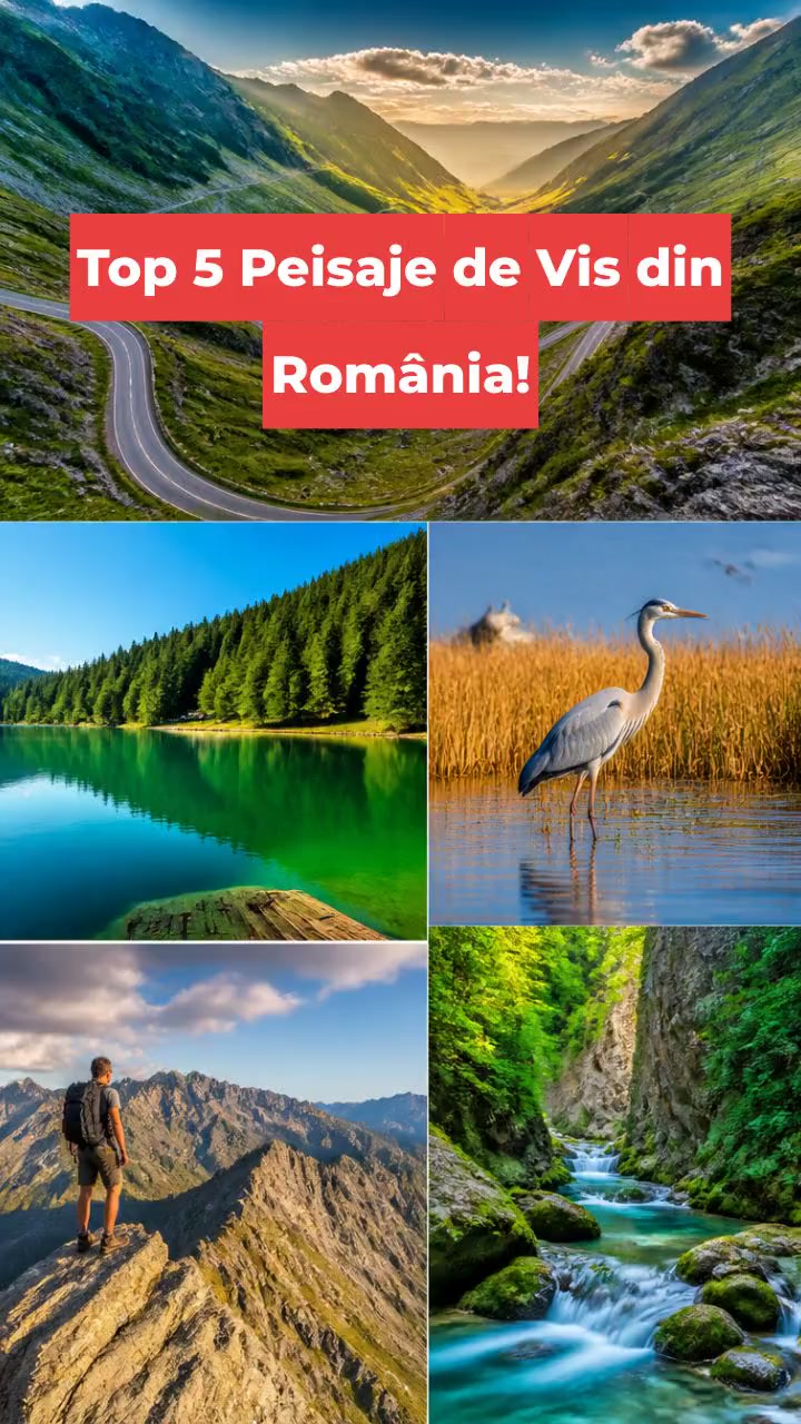 Top 5 Peisaje de Vis din România!