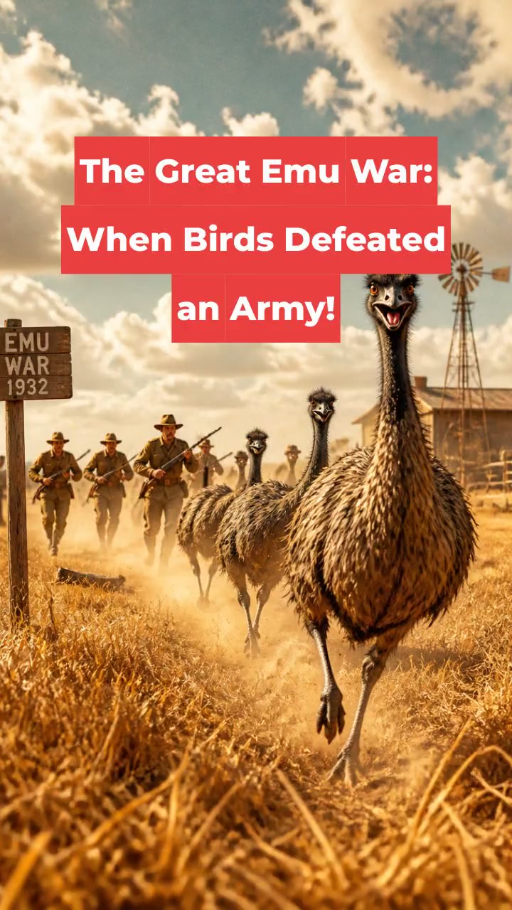 The Great Emu War: When Birds Defeated an Army!