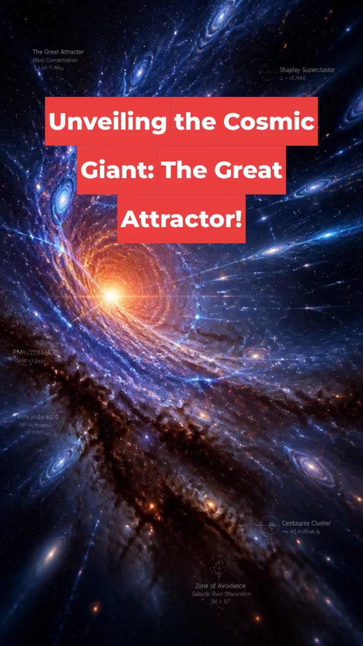 Unveiling the Cosmic Giant: The Great Attractor!